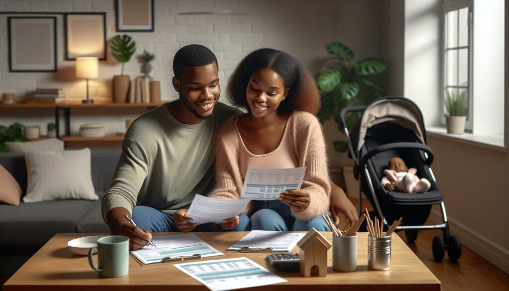 is the first step in financial planning for a baby.